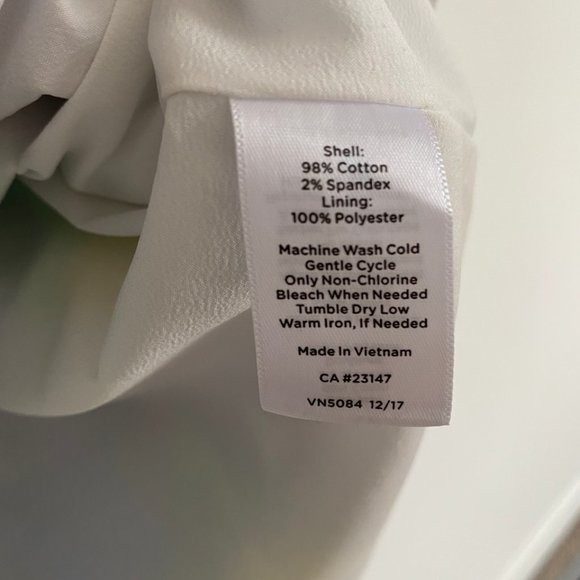 Tropical Kelly Green Sateen Sleeveless Sheath Dress w/ Ruffle Hem Talbots 6 P - Picture 7 of 8